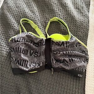VSX Gray and Neon Sports Bra